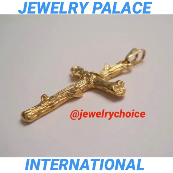 🆕14K Gold Filled Beautiful Bamboo Cross. - Picture 5 of 10